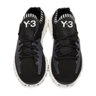 Y-3 Black and White Raito Racer Sneakers