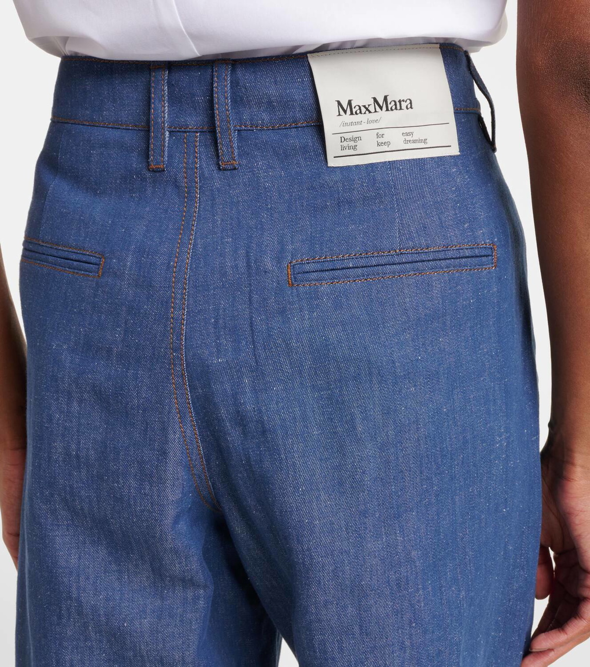 'S Max Mara Eric cotton and linen twill shorts