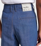 'S Max Mara Eric cotton and linen twill shorts