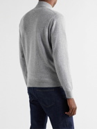 Peter Millar - Cashmere-Blend Half-Zip Sweater - Gray