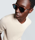 Brunello Cucinelli Sartorial Sunset aviator sunglasses