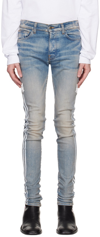 Photo: AMIRI Blue Track Jeans