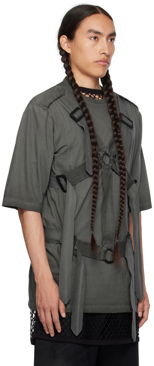 NICOLAS ANDREAS TARALIS Gray Seditionaries T-Shirt