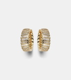 Anita Ko Zoe 18kt gold hoop earrings with diamonds