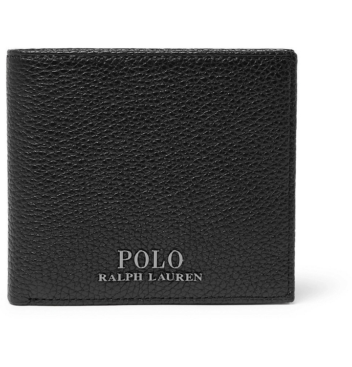 Photo: Polo Ralph Lauren - Pebble-Grain Leather Billfold Wallet - Men - Black