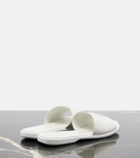 Gucci Double G leather slides