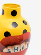 Seletti Yellow Toiletpaper Polka Dot Porcelain Vase