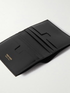 TOM FORD - Croc-Effect Leather Bifold Cardholer