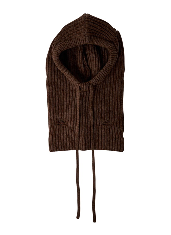 Photo: MM6 Maison Margiela Logo Motif Knitted Balaclava