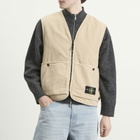 Stone Island Men's Panama Cotton Old Effect PrimaLoft Vest in Desert