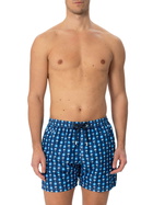MC2 Saint Barth Man Light Fabric Swim Shorts With Napoli Logo Print | Ssc Napoli Special Edition