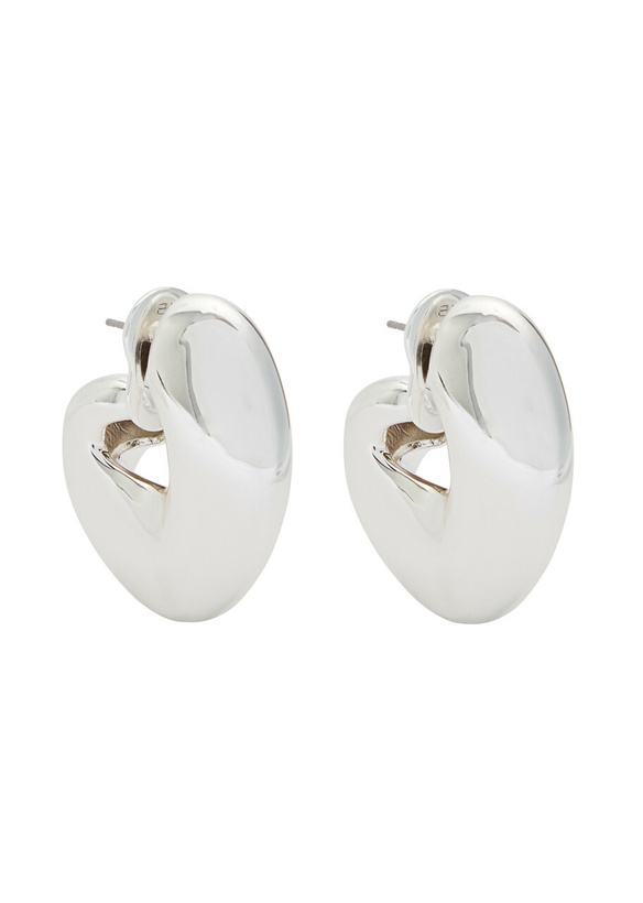 Photo: Jenny Bird Gigi Hoop Earrings - Silver - One Size