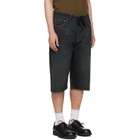 MM6 Maison Margiela Navy Drawstring Denim Shorts