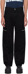 Givenchy Black Jacquard Cargo Pants