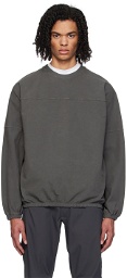 GR10K Gray Paneled Sweatshirt