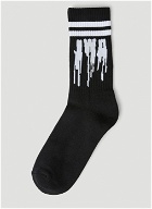 Slime Logo Socks in Black
