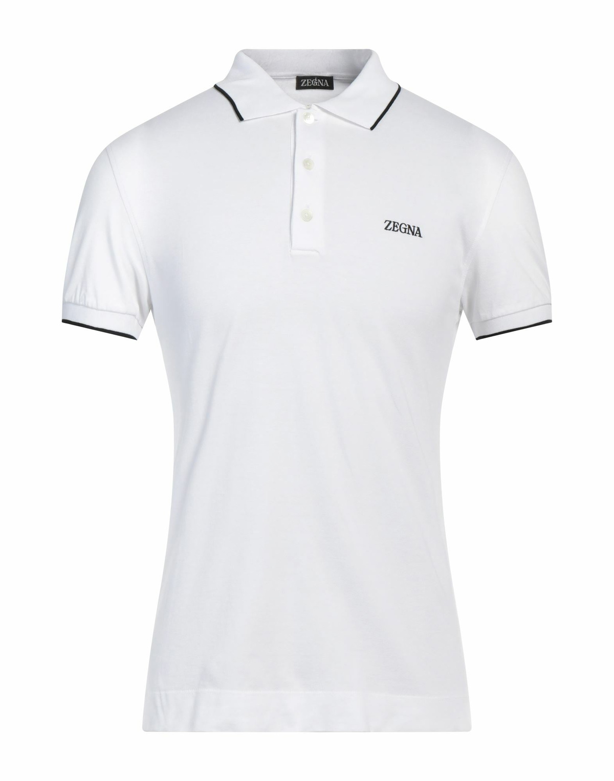 Zegna Mens Polo shirt in White