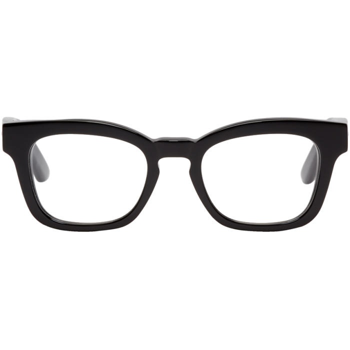Photo: Balenciaga Black Thick Frame Glasses 