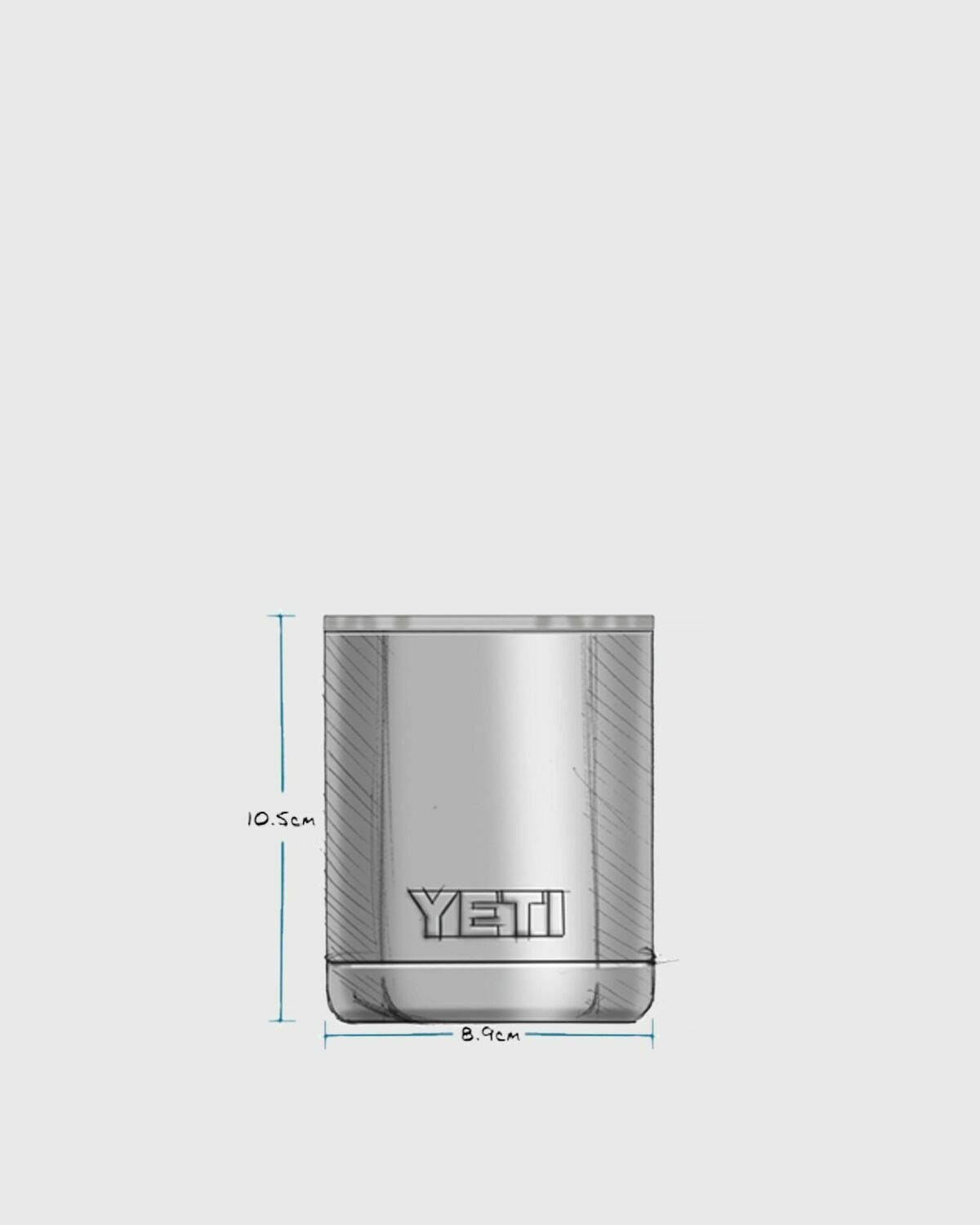 Yeti 10 oz Lowball Rambler with Magslider Lid - White