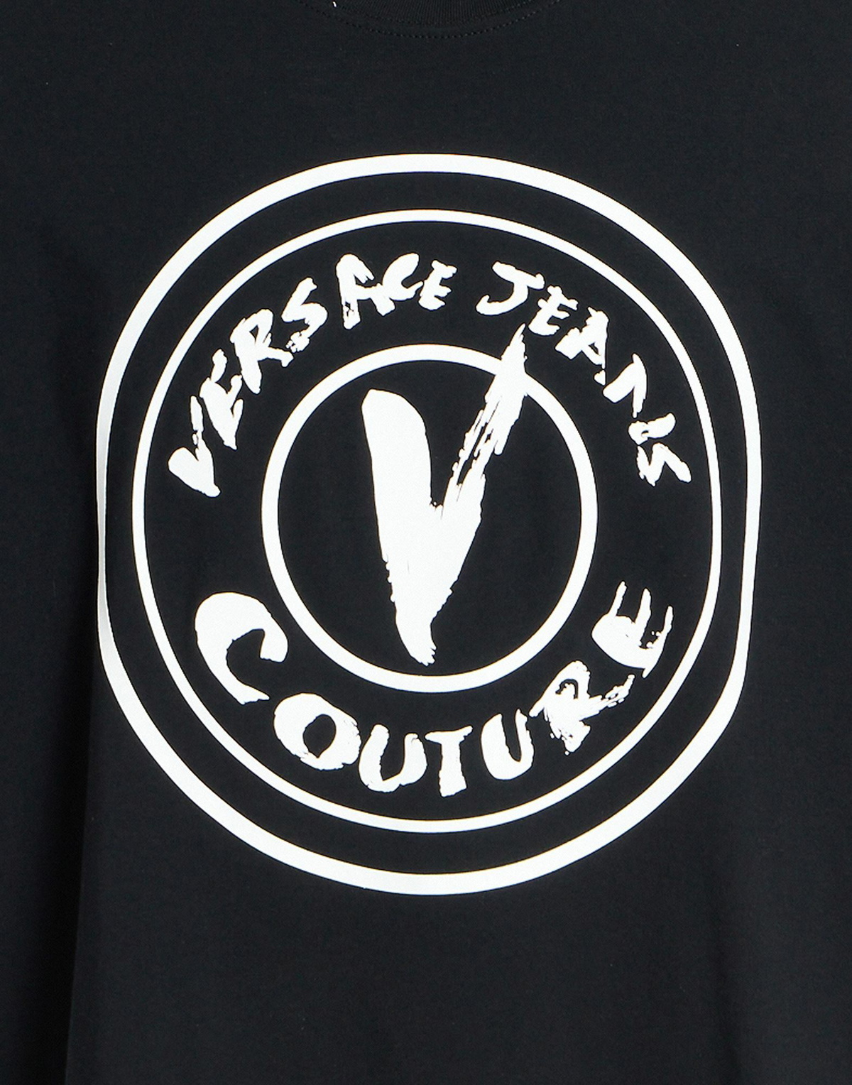 Versace Jeans Couture Mens T-shirt in Black