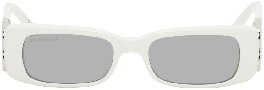 Balenciaga White Dynasty Rectangle Sunglasses Balenciaga display picture 1
