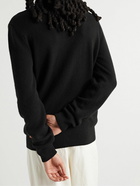 Ralph Lauren Purple label - Logo-Appliqued Cashmere Sweater - Black