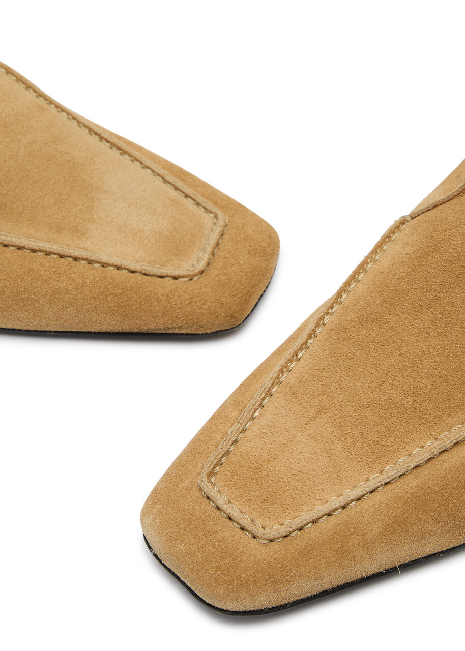 Toteme The Desert Suede Ankle Boot Camel