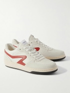 Rag & Bone - Retro Court Suede-Trimmed Leather Sneakers - White