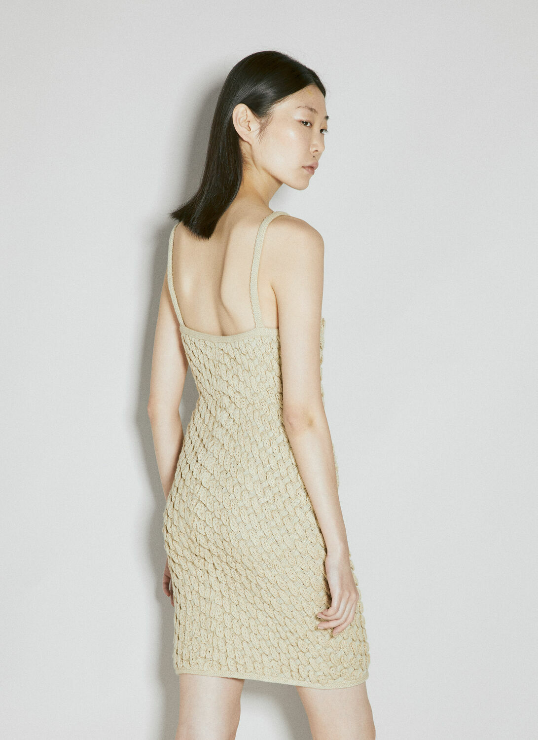 Isa Boulder Sleeveless Cereal Knit Dress