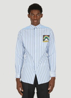 Striped Invader Shirt in Blue