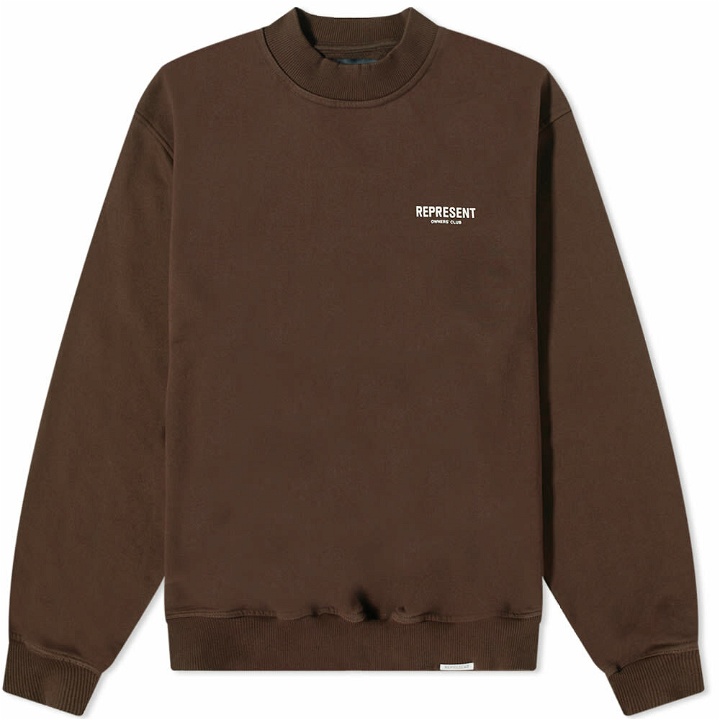 Photo: Represent Men's Owners Club Sweat in Vintage Brown