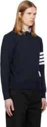 Thom Browne Navy Classic Loopback 4-Bar Sweatshirt