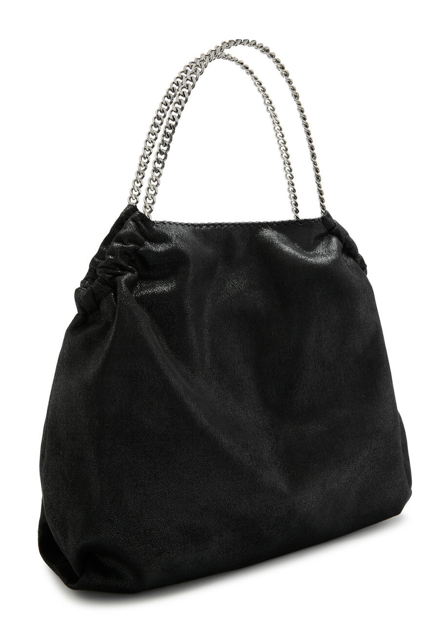 トートバッグ Stella McCartney Foldable Falabella black bag Women Black Falabella Fold-Over Tote Bag | Stella McCartney US