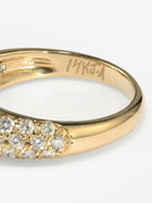 Jacquie Aiche 14K Yellow Gold Diamond Marquise Dome Ring