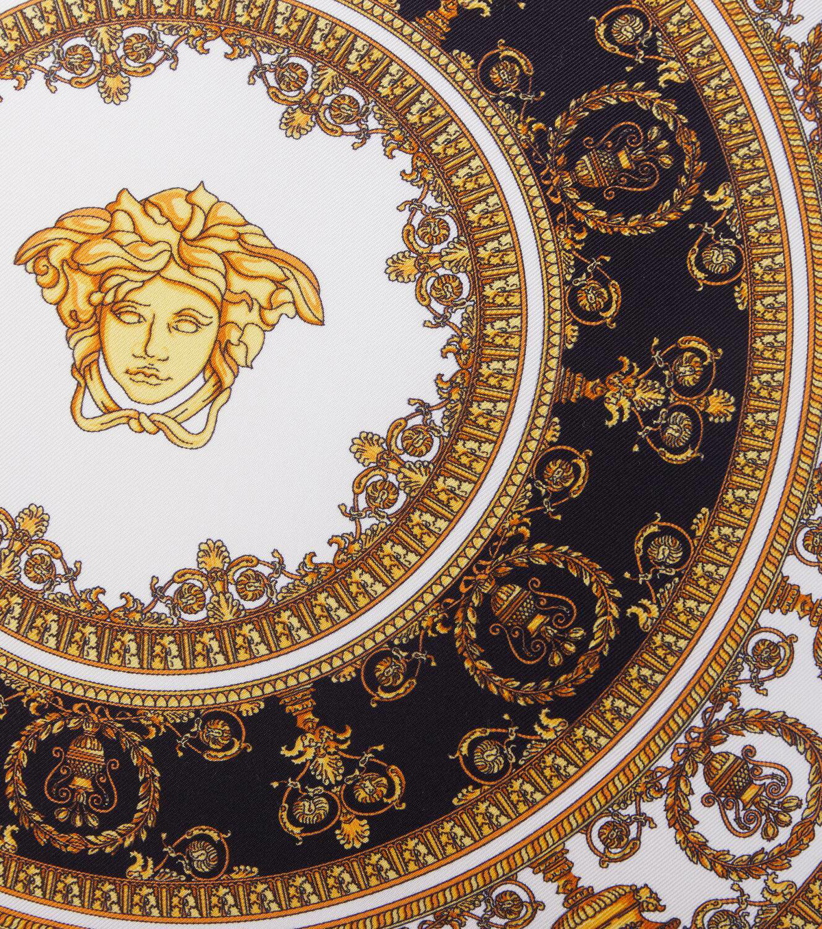 Versace Home Fringed silk and cotton cushion