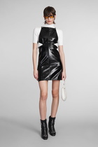 Courrèges Dress In Black Cotton