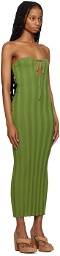 THIRD FORM Green Liaison Maxi Dress