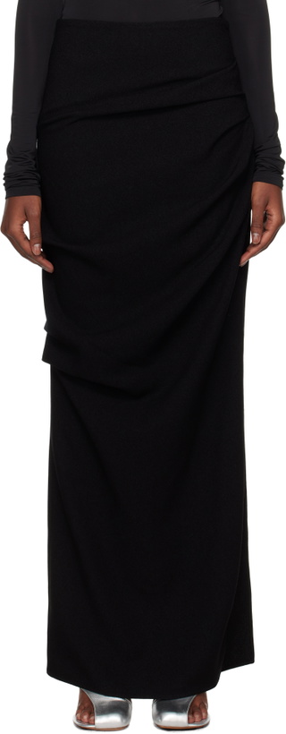 Photo: Paris Georgia Black Remmy Maxi Skirt