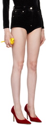 Pushbutton Black Micro Shorts