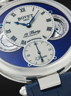 Bovet - 19Thirty Hand-Wound 42mm Stainless Steel and Rubber Watch, Ref. No. NTS0104