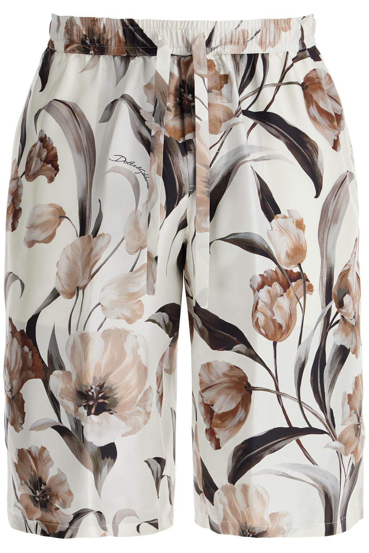 Dolce & Gabbana Floral Print Bermuda Shorts Dolce & Gabbana Floral Print Bermuda Shorts