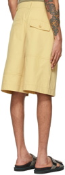 Jacquemus Yellow 'Le Short Laurier' Shorts