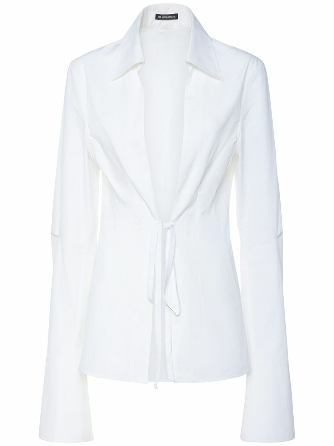 ANN DEMEULEMEESTER - Linsey Open Front Poplin Shirt Ann Demeulemeester