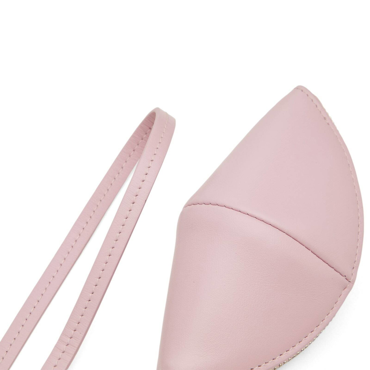 Jil Sander Women's Small Curve Pouch in Neon Rose 