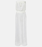 Melissa Odabash Viv cotton-blend jumpsuit