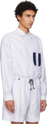 Kiko Kostadinov White Veca Panelled Shirt