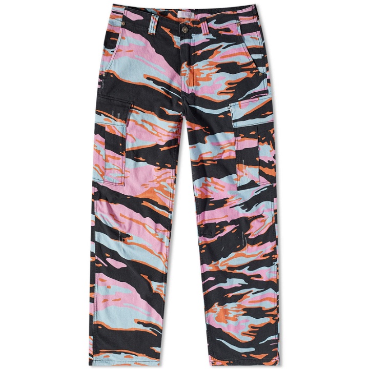 Photo: ERL Camo Cargo Pant in Pink Rave Camo