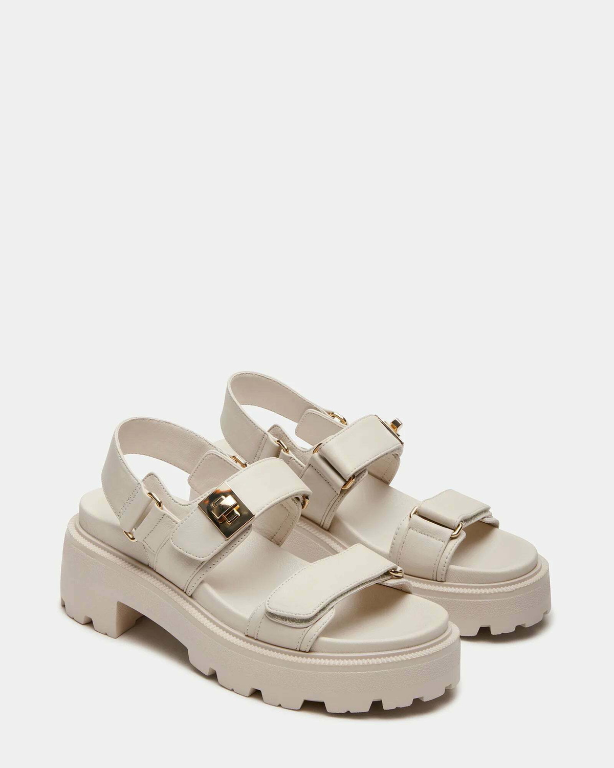 Steve Madden Supermona Sandals in Natural