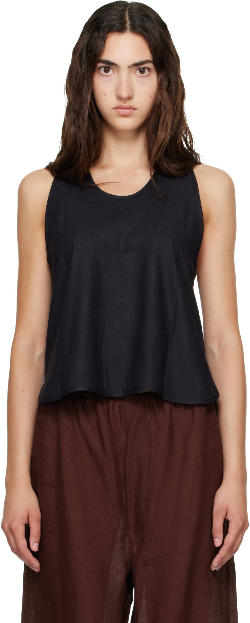 Baserange Black Cessa Ligo Tank Top Baserange