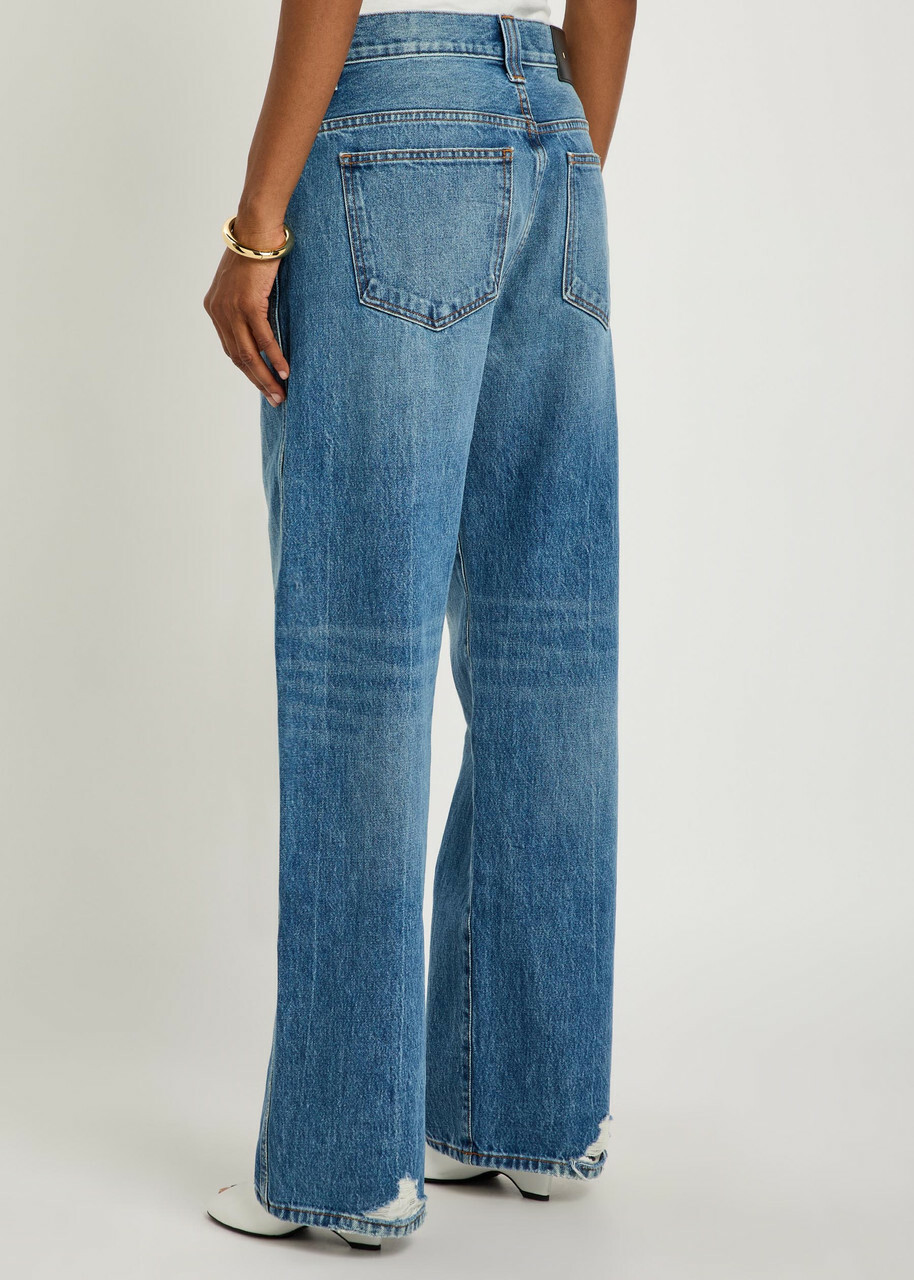 Khaite Bonnie Straight-leg Jeans Denim